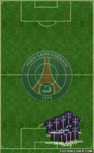Paris Saint-Germain Formation 2015