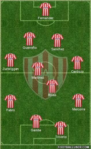 Unión de Santa Fe Formation 2015