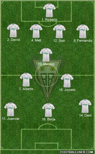 Albacete B., S.A.D. Formation 2015