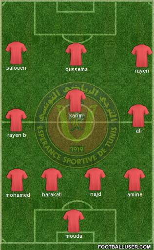 Espérance Sportive de Tunis Formation 2015