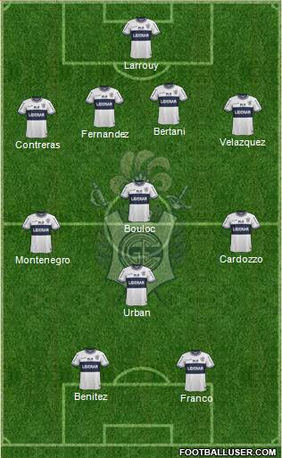 Gimnasia y Esgrima de La Plata Formation 2015