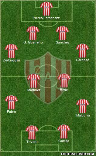 Unión de Santa Fe Formation 2015