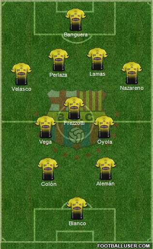 Barcelona SC Formation 2015