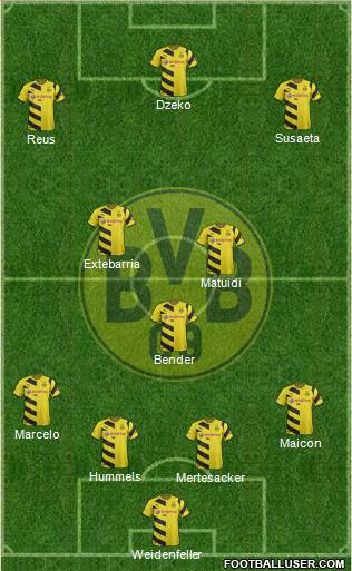 Borussia Dortmund Formation 2015