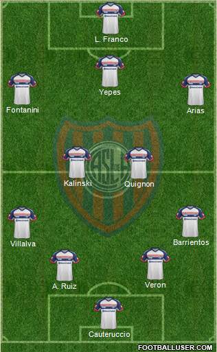 San Lorenzo de Almagro Formation 2015