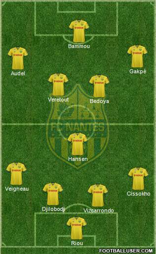 FC Nantes Formation 2015