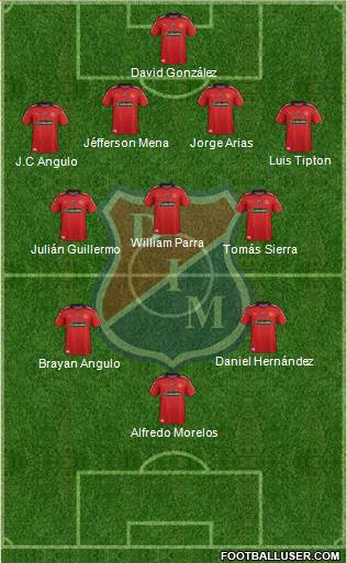 CD Independiente Medellín Formation 2015