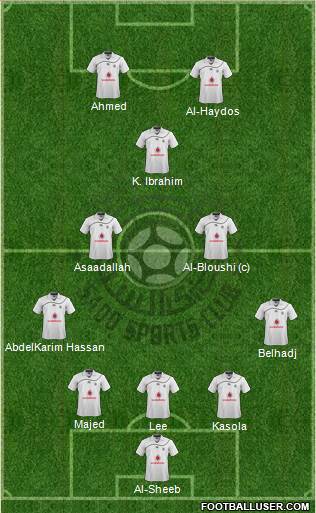 Al-Sadd Sports Club Formation 2015