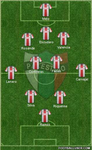 CD Palestino S.A.D.P. Formation 2015