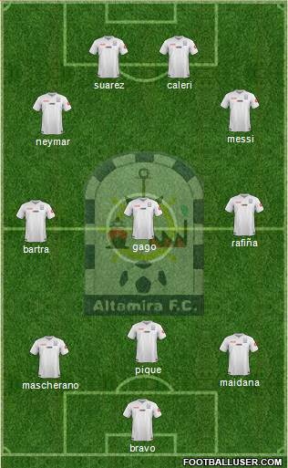 Club Altamira F.C. Formation 2015