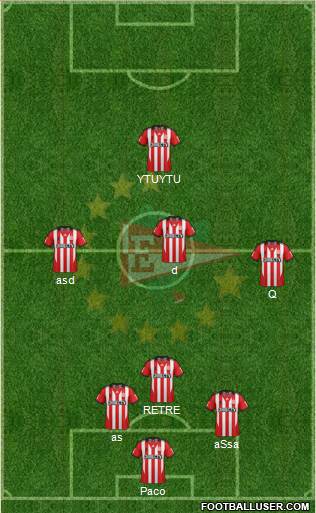 Estudiantes de La Plata Formation 2015