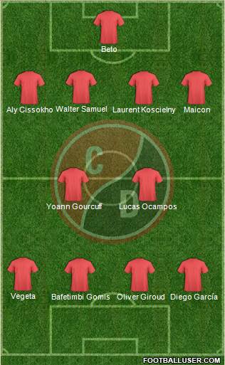 CN Cúcuta Deportivo Formation 2015