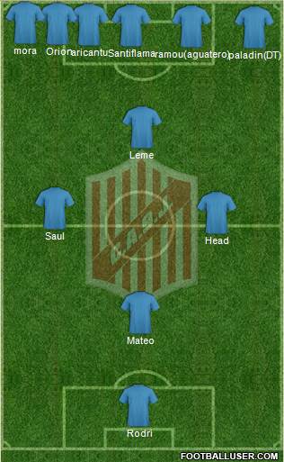 9 de Julio Formation 2015