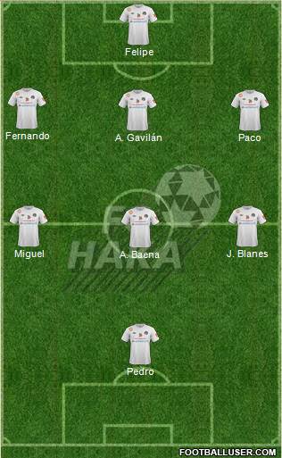 FC Valkeakosken Haka Formation 2015