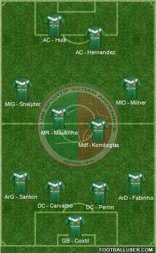 Club Sportif Sedan Ardennes Formation 2015
