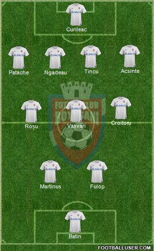 FC Botosani Formation 2015