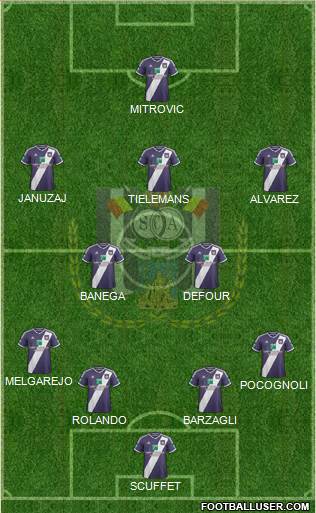 RSC Anderlecht Formation 2015