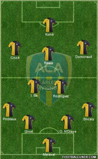 Athlétic Club Arles-Avignon football formation