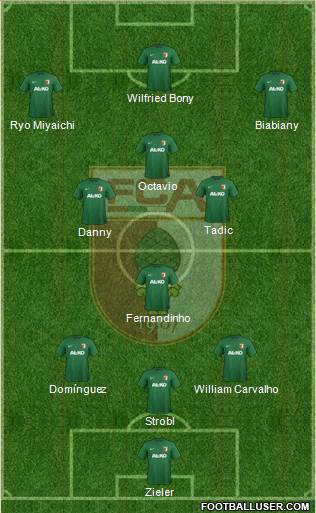 FC Augsburg Formation 2015