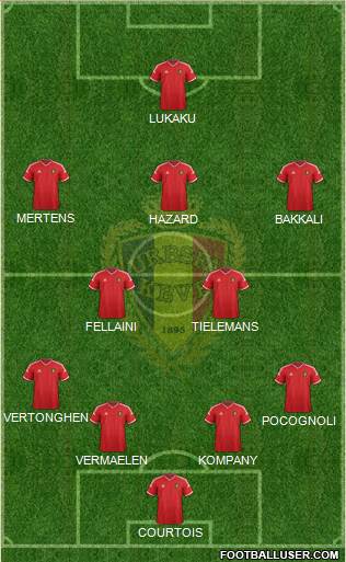 Belgium Formation 2015