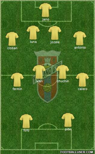 Yeclano Deportivo Formation 2015