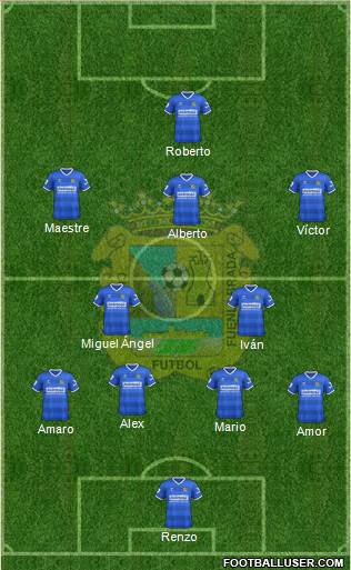 C.F. Fuenlabrada Formation 2015