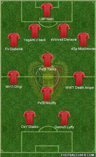 Belgium Formation 2015