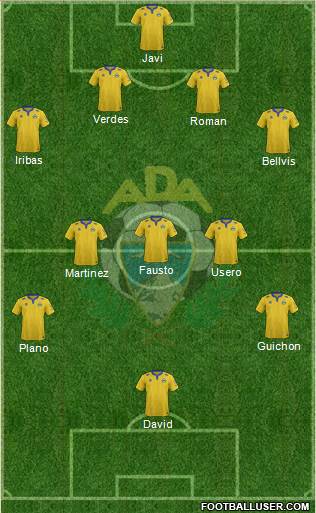 A.D. Alcorcón Formation 2015