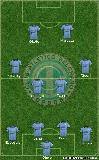 Belgrano de Córdoba Formation 2015