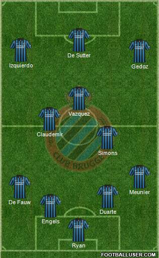 Club Brugge KV Formation 2015