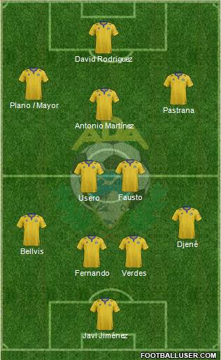 A.D. Alcorcón Formation 2015