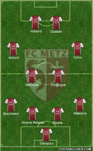 Football Club de Metz Formation 2015