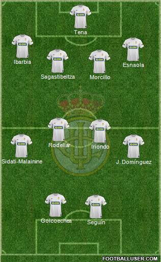 Real Unión de Irún Formation 2015