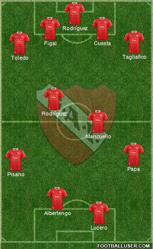 Independiente Formation 2015