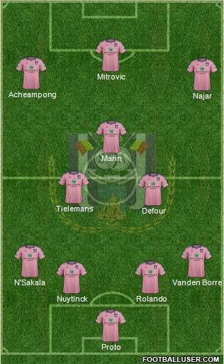 RSC Anderlecht Formation 2015