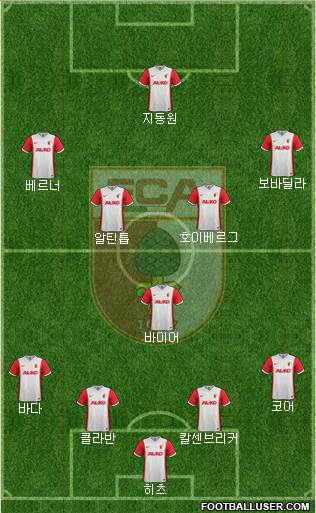 FC Augsburg Formation 2015