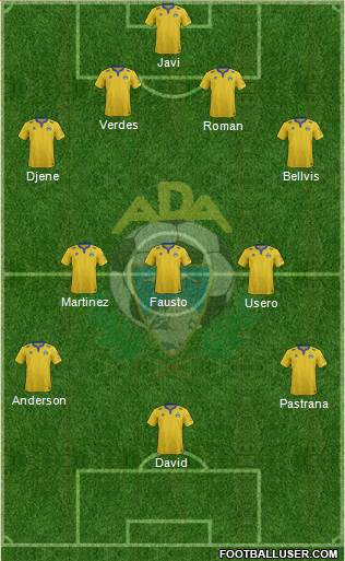 A.D. Alcorcón Formation 2015