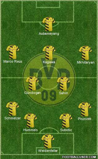 Borussia Dortmund Formation 2015