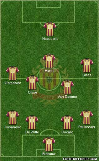 Yellow Red KV Mechelen Formation 2015