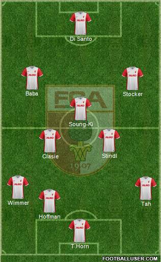 FC Augsburg Formation 2015