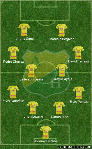CD Atlético Huila Formation 2015