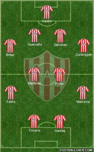 Unión de Santa Fe Formation 2015