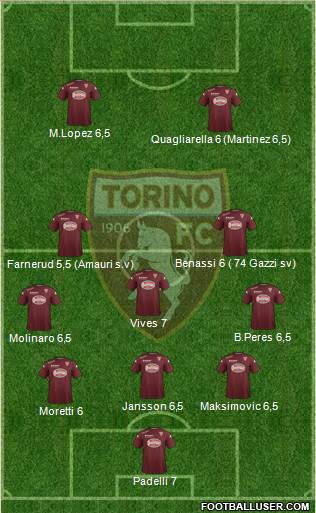 Torino Formation 2015