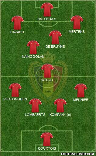 Belgium Formation 2015