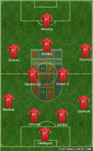 FC Fehérvár Formation 2015