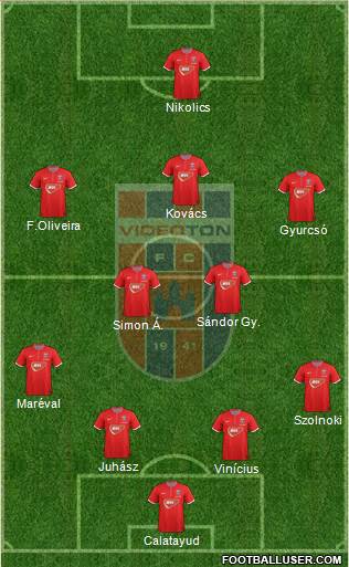 FC Fehérvár Formation 2015