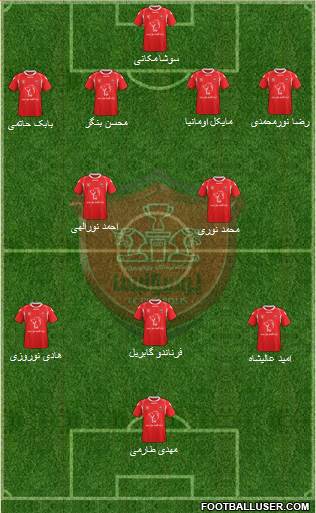 Persepolis Tehran Formation 2015