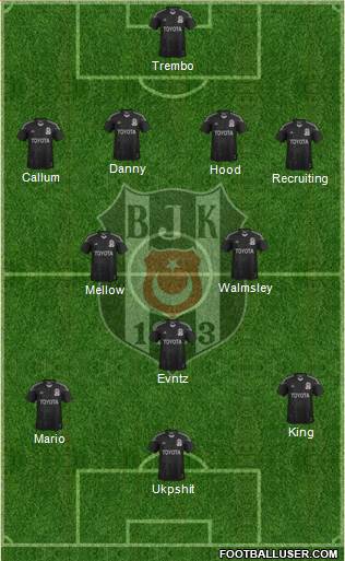 Besiktas JK Formation 2015