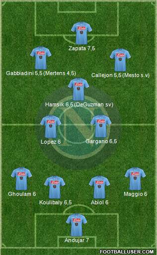 Napoli Formation 2015