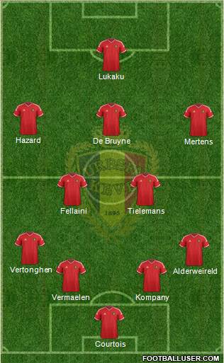 Belgium Formation 2015